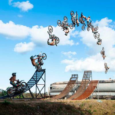 Надувная подушка «AcroBag» для трюков, прыжков и каскадёрских падений, 10×10×3,5 м