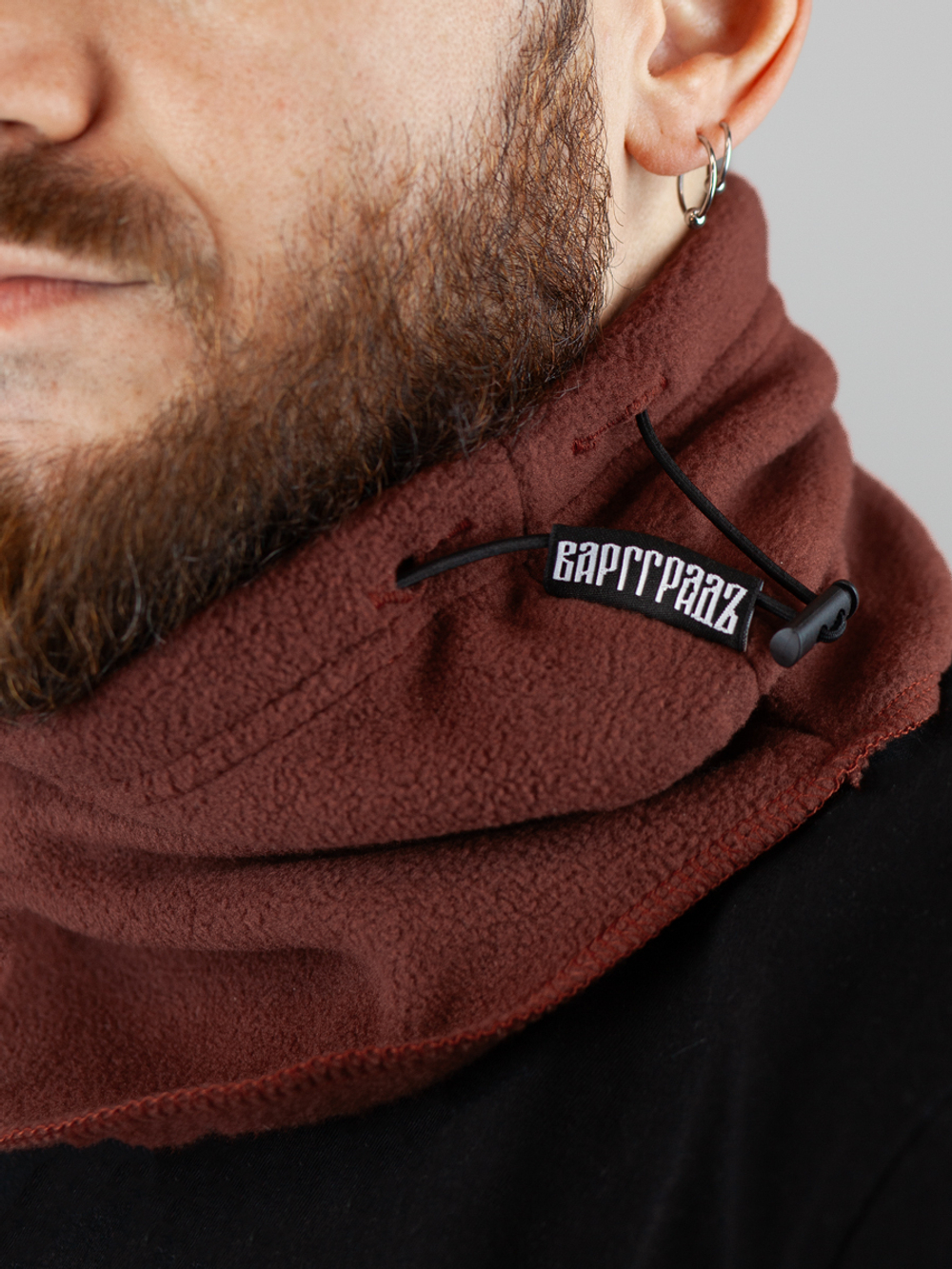 Бафф терракот флис