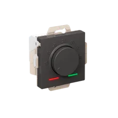 Термостат теплого пола электронный AtlasDesign 10А с датчиком механизм базальт SE ATN001435