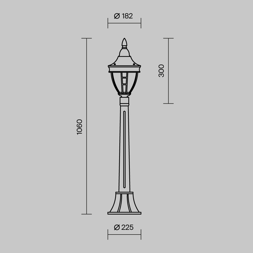 Ландшафтный светильник Outdoor O026FL-01B