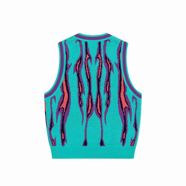 Жилет Вязаный Hellcome бирюзовый - фото 2