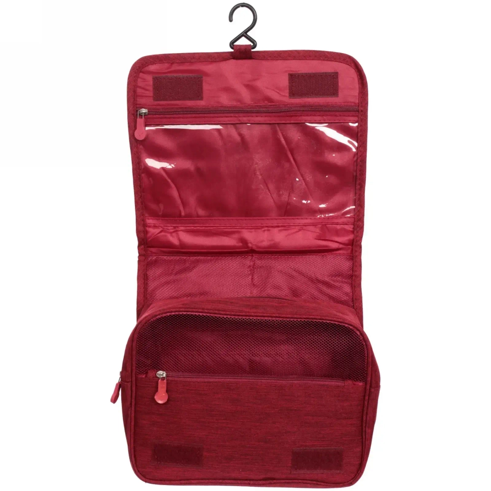 Косметичка - органайзер «Classic», цвет красный, в склад. виде 20*24*9, в расклад. виде 42*24*9см (несессер)