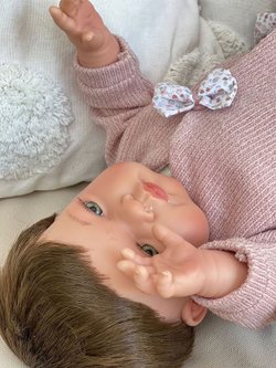 Кукла Реборн Nines 48см Celia мягконабивная (N0214)