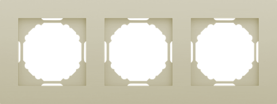 Рамка 3-я,  Wave шампань,  серия A07