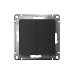 Выключатель 2-кл. AtlasDesign (сх. 2) 10А с самовозвратом механизм карбон SE ATN001017