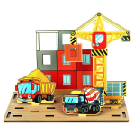 Настольная игра "Панорама.Стройка" (Woodland)