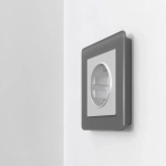 Рамка на 1 пост Acrylic (графит) W0012704