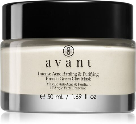 Avant Acne Defence Intense Acne Battling & Purifying French Green Clay Mask - Очищающая маска из глины против несовершенств кожи после прыщей /   50  ml  / GTIN 669203926410