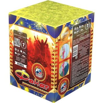 Дневная батарея салютов "Фанат" (25/1,2) 01801