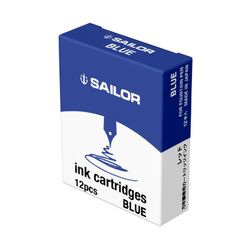 Картриджи для перьевой ручки SAILOR синие 12 штук (13-0404-140)