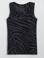 Майка для девочки на лето в рубчик