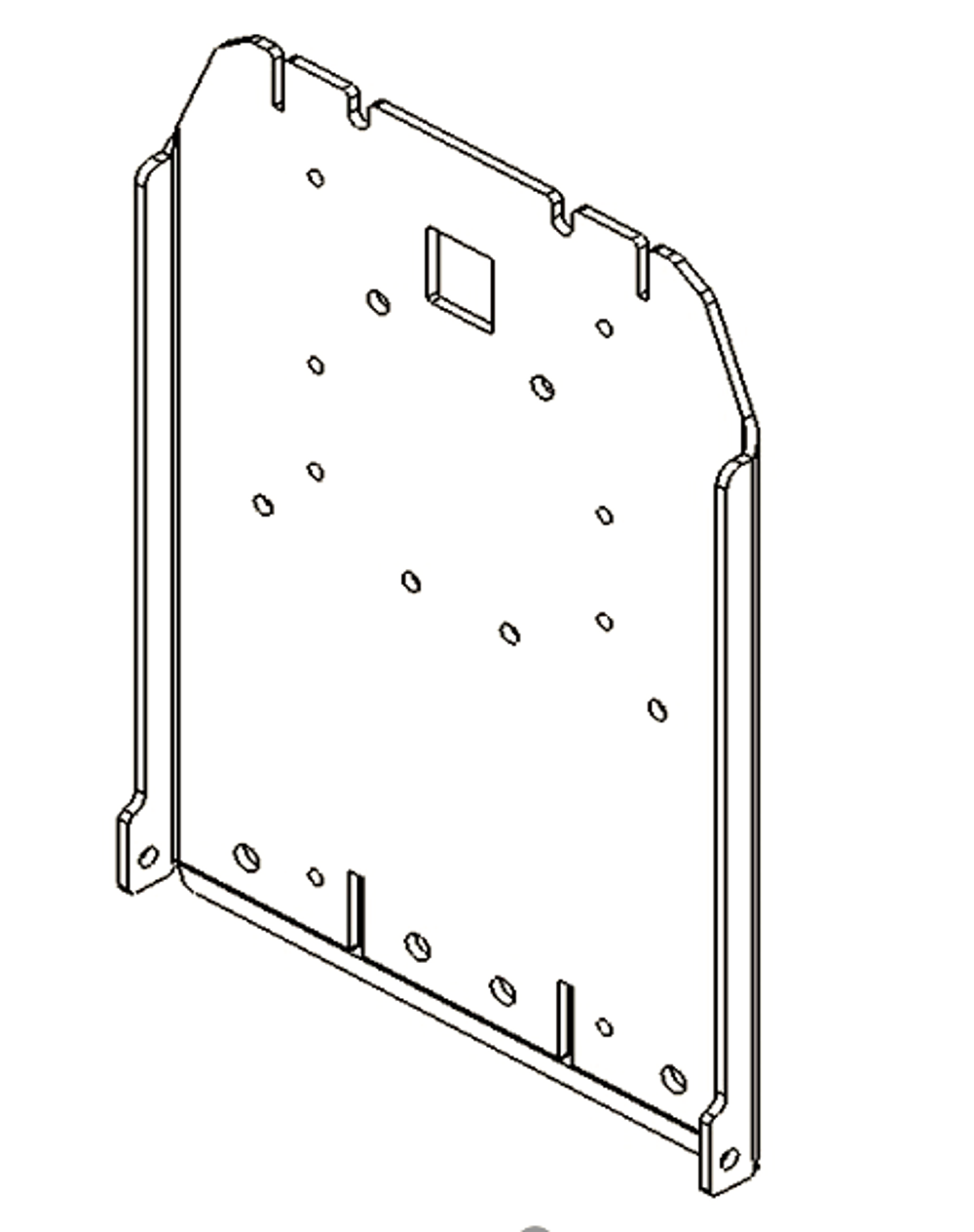 Пластина основания оси Х передняя Restart