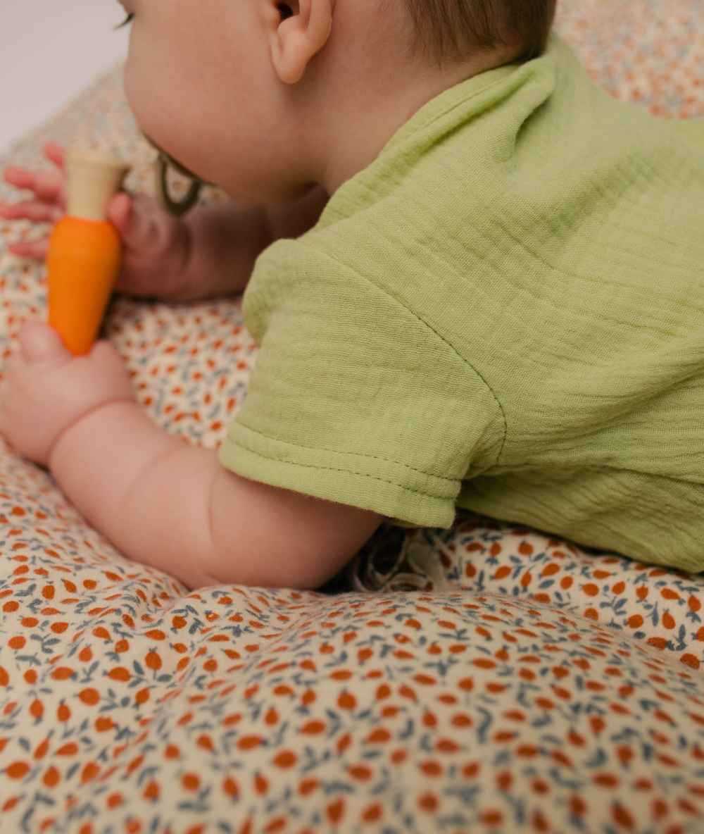 Боди из муслина, Оливка