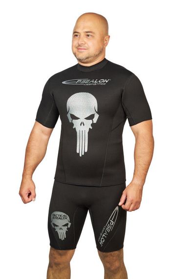 Майка Epsealon Skull с короткими рукавами  2.5 мм