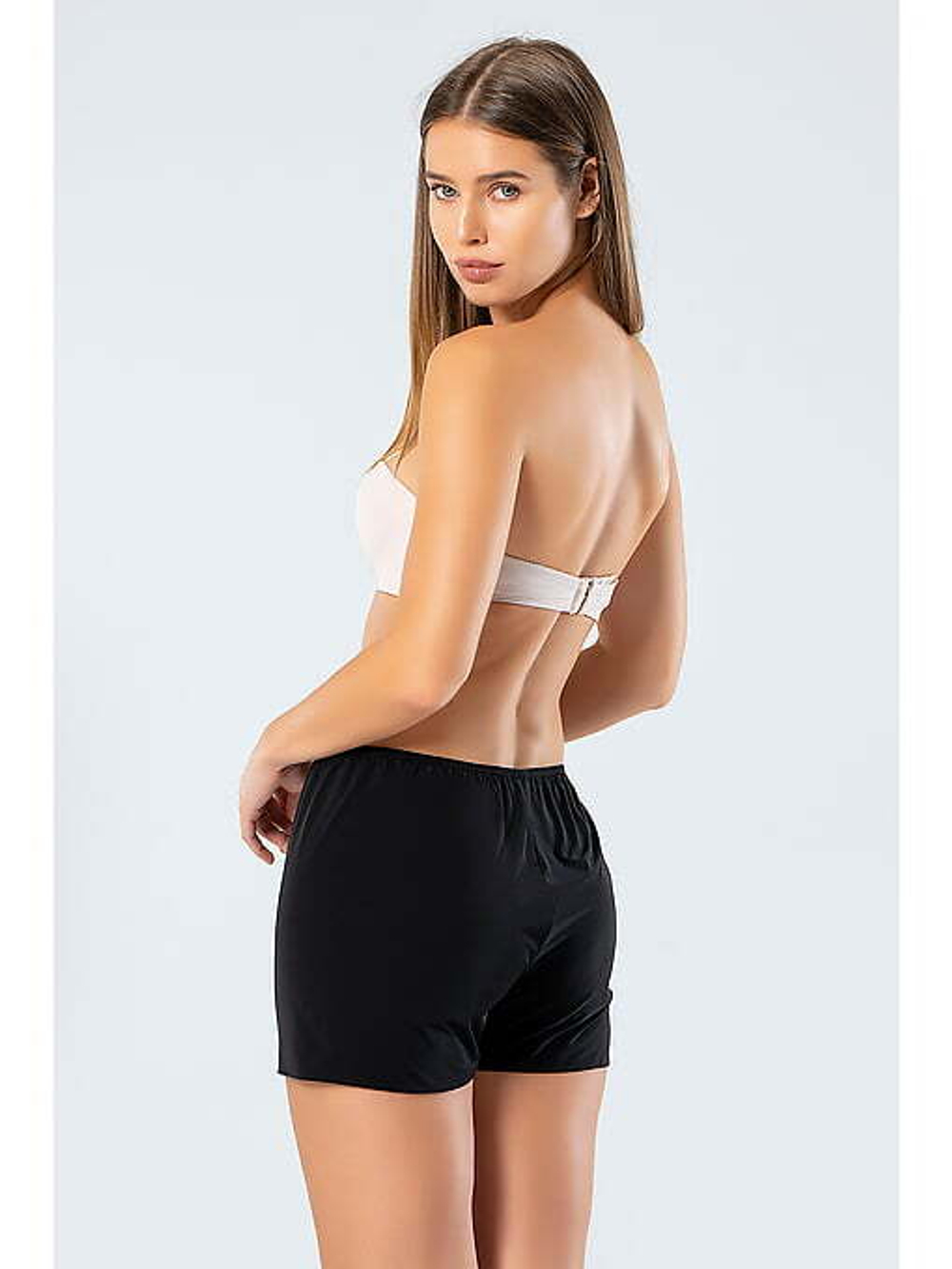 Нижняя юбка-шорты черный