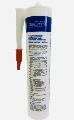 Жидкие гвозди QUALITY универсальные 420 г картридж Белый