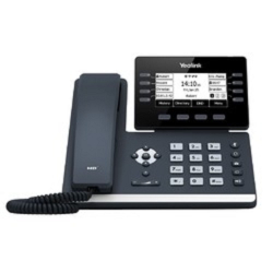 IP телефон YEALINK SIP-T53W SIP-телефон, экран 3.7", 12 SIP аккаунтов, Wi-Fi, Bluetooth, Opus, 8*BLF, PoE, USB, GigE, БЕЗ БП