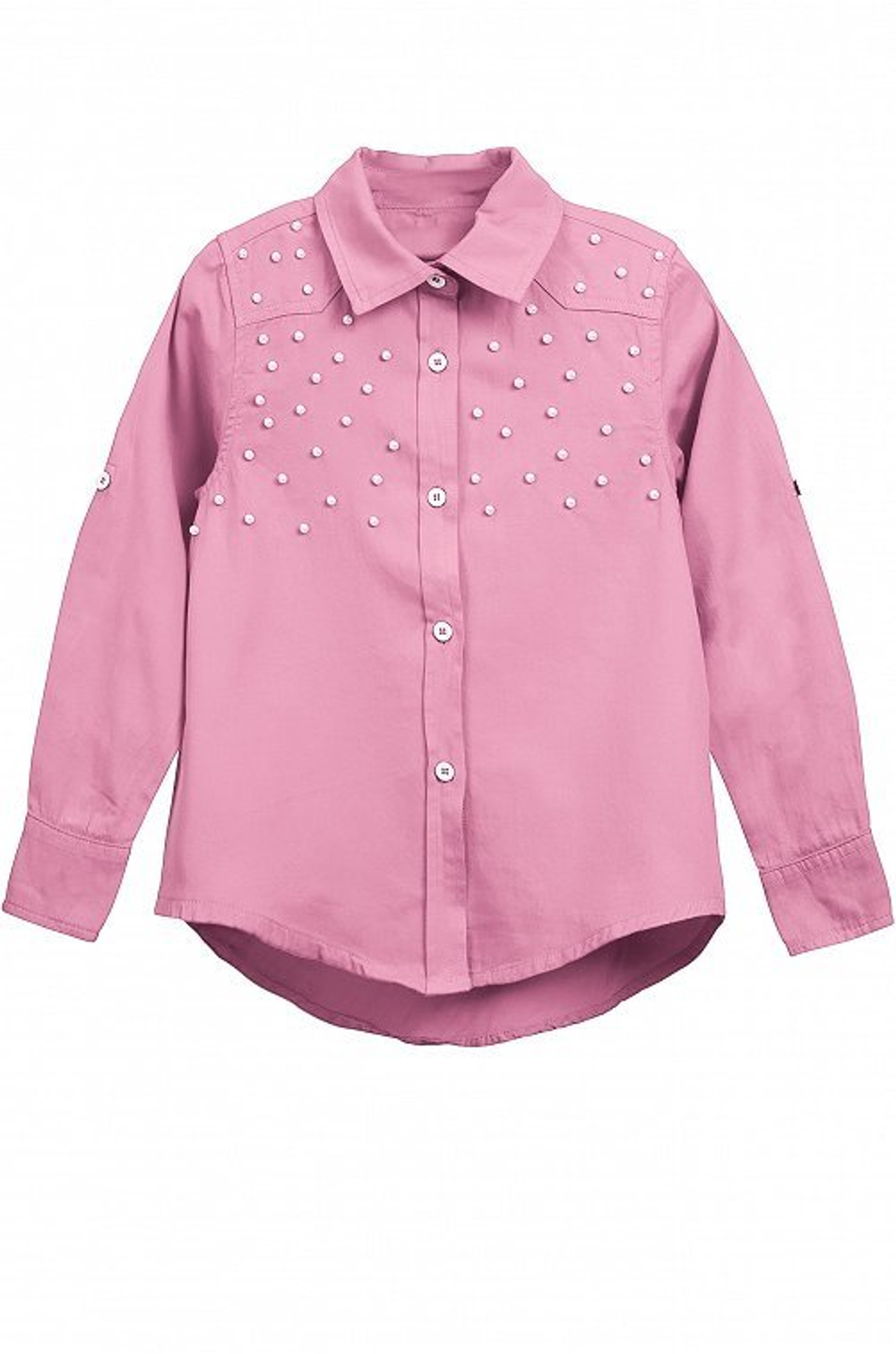 Блузка для девочки розовая купить