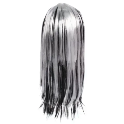 Парик карнавальный «Загадочный вечер», Черно-белый