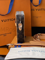 Мужская сумка Louis Vuitton Danube коричневого цвета с узором монограм