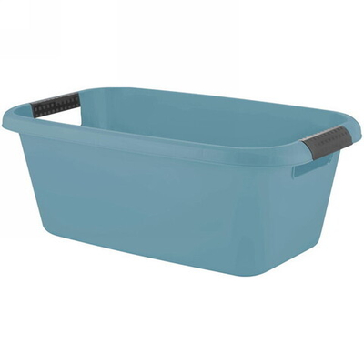 Таз 30л с ручками прямоугольный «LICA» голубой океан