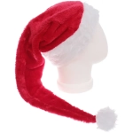 Колпак новогодний удлинённый «Эмоции» 30*70см, красный