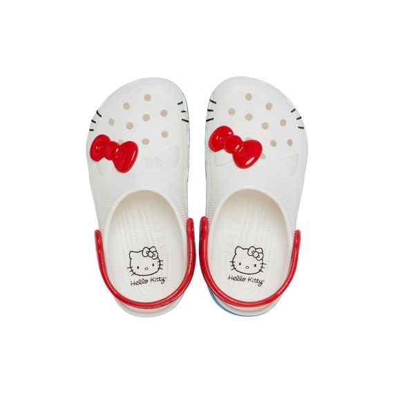 Crocs Classic Clog 'White Red Blue'