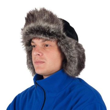 Ушанка Helios Arctica Мех Барсук/Крэк Цвет черный размер XL