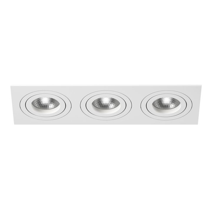 Комплект из светильника и рамки Lightstar Intero 16 (217536+217606+217606+217606) i536060606