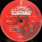 Scorpions ‎– World Wide Live 2LP (Европа 2015г.)