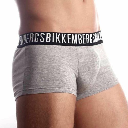 Мужские трусы боксеры серые Bikkembergs Grey Boxer