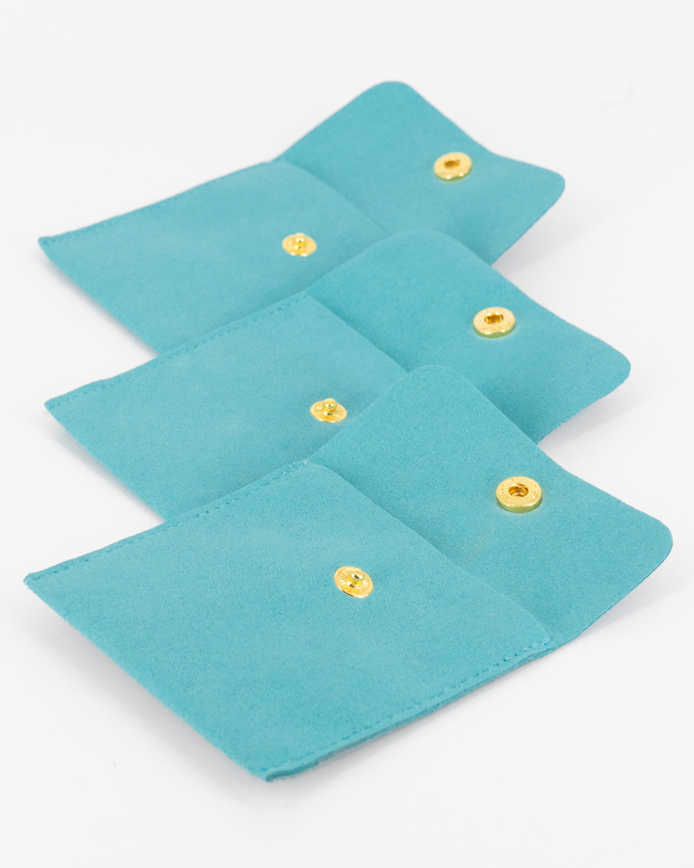 Мешочек плоский 80×80 мм упаковка для аксессуаров с кнопкой