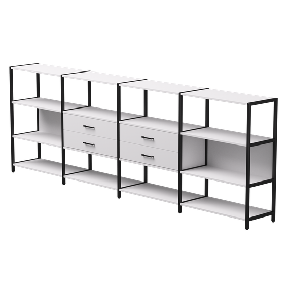 Набор стеллажных систем №4 Everprof EVO 3245x385x1120