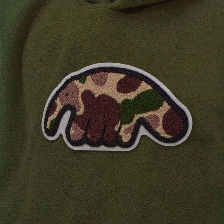 Худи Anteater Hoodie-Fleece Camo Logo, хаки