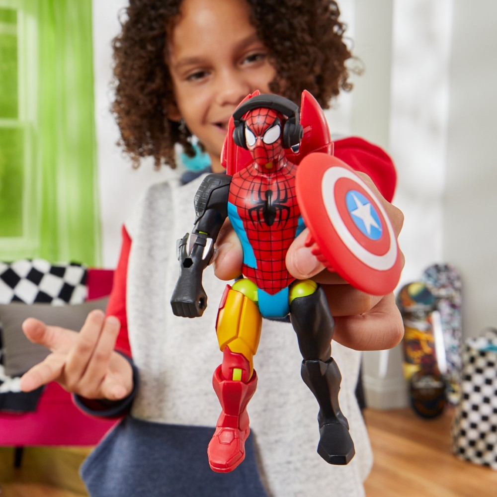 Hasbro Marvel MixMashers - Фигурка Человек-паук 12 см Мстители F9213