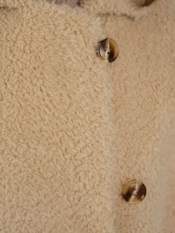 Шуба из шерсти экошуба, SilverFox (арт. 2323)