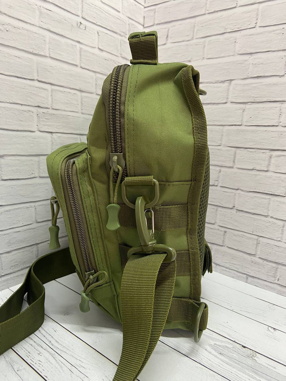 Тактическая универсальная сумка 8-9л / олива