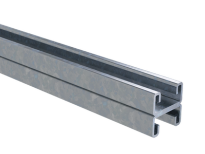 Двойной С-образный профиль 41х21, L1200, толщ.2,5 мм, горячеоцинкованный