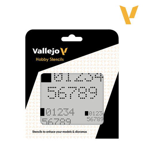 Hobby Stencils: Digital Numbers