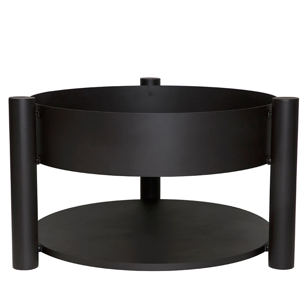 Костровая чаша Taurus 60 с дровницей Сталь