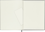 Блокнот Moleskine CLASSIC (QP092) 19х25см 192стр. без линовки, твердая обложка, черный