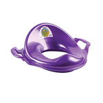 Накладка детская на унитаз (адаптер) с ручками фиолетовый