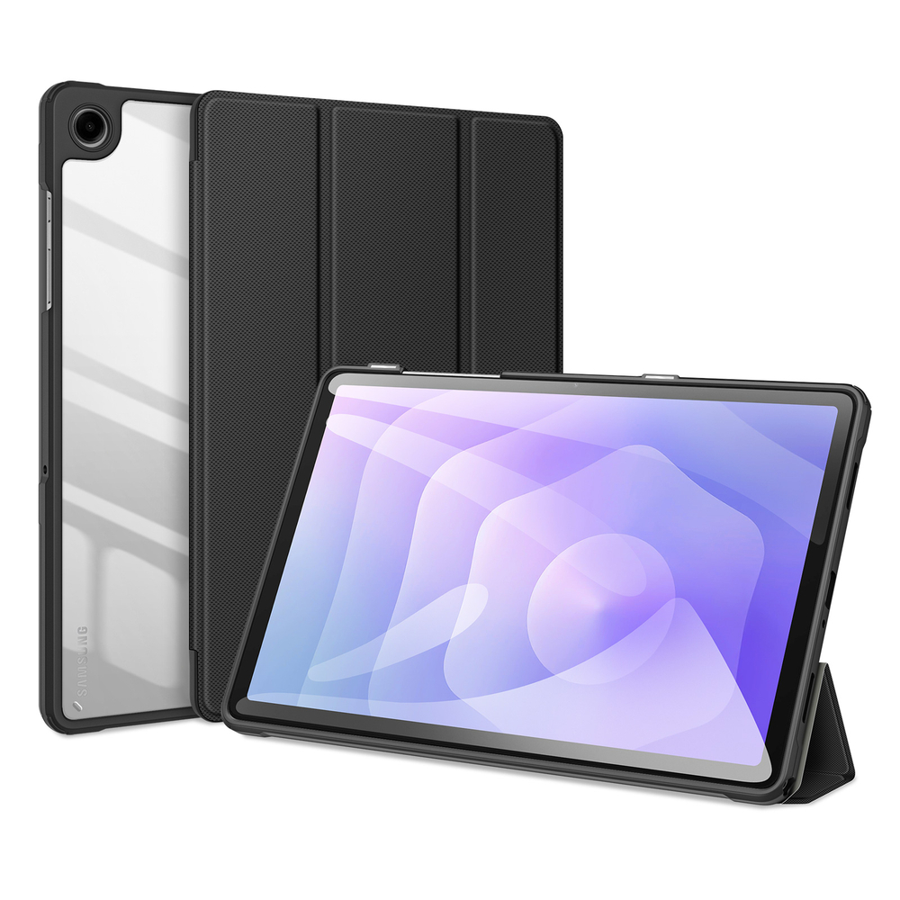 Чехол книжка черного цвета для планшета Samsung Galaxy Tab A9 Plus и Tab 11 Plus, серия Toby Series от Dux Ducis