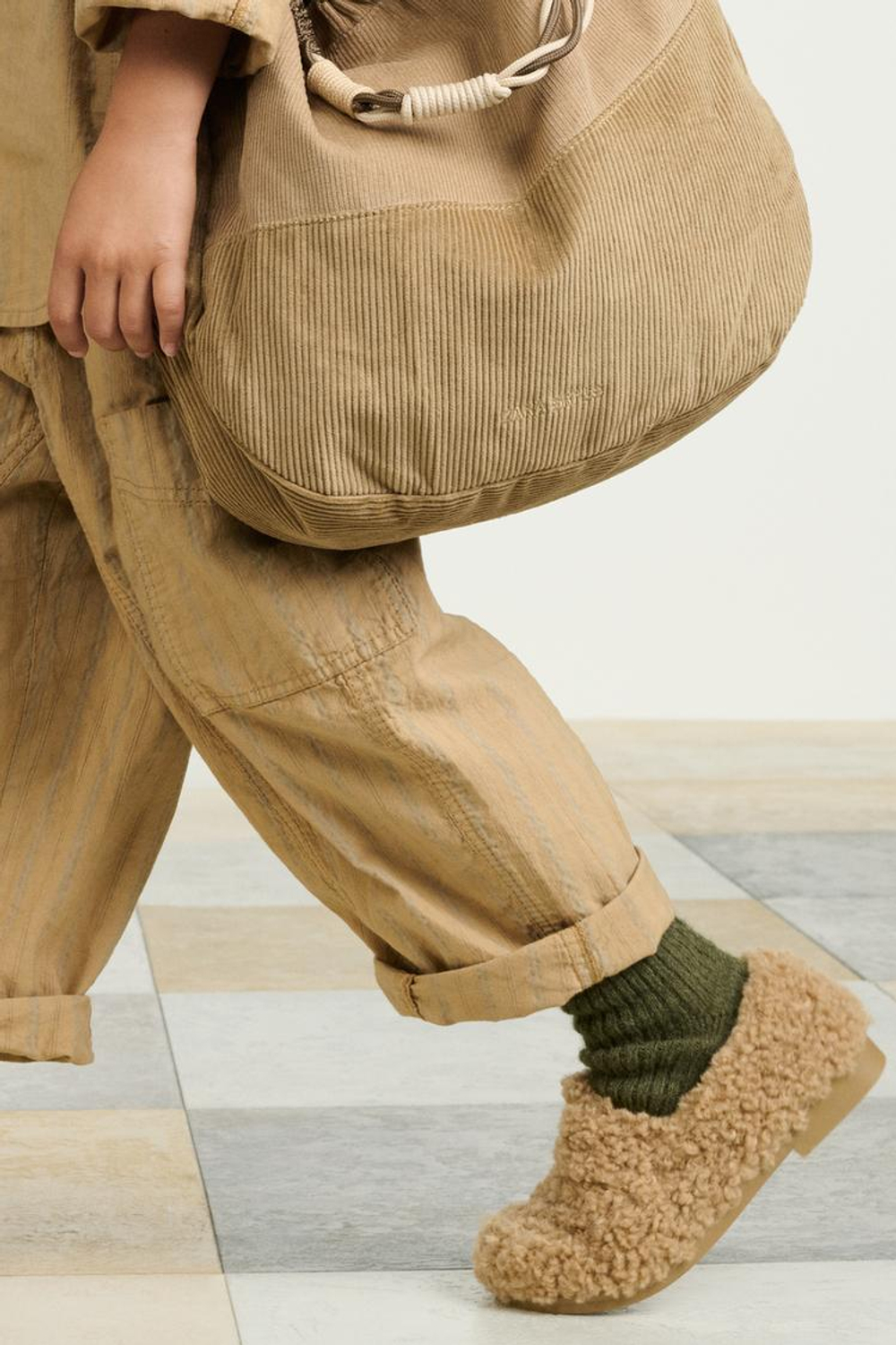 ZARA БРЮКИ ПРЯМОГО КРОЯ В ПОЛОСКУ, ПОЛОСКИ