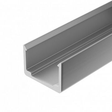Профиль-держатель из анодированного алюминия для силиконового профиля 1м 062505 серебристый WPH-FLEX-1212-1000 ANOD Arlight