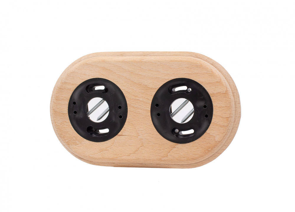 Рамка 2-местная R, дерево, цвет Натурэль RF1-620-10