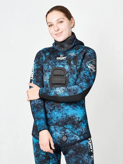 Гидрокостюм женский Sargan Миметик Калан 3.0 ladyGalaxyAPE/09 7 мм