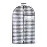 Чехол для одежды "Пепита", Д1000 Ш600, черно-белый