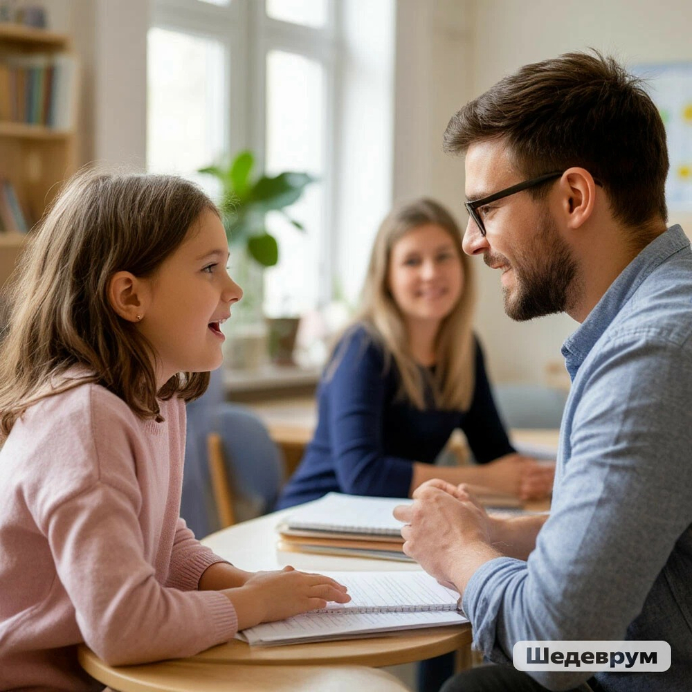 Занятия с логопедом