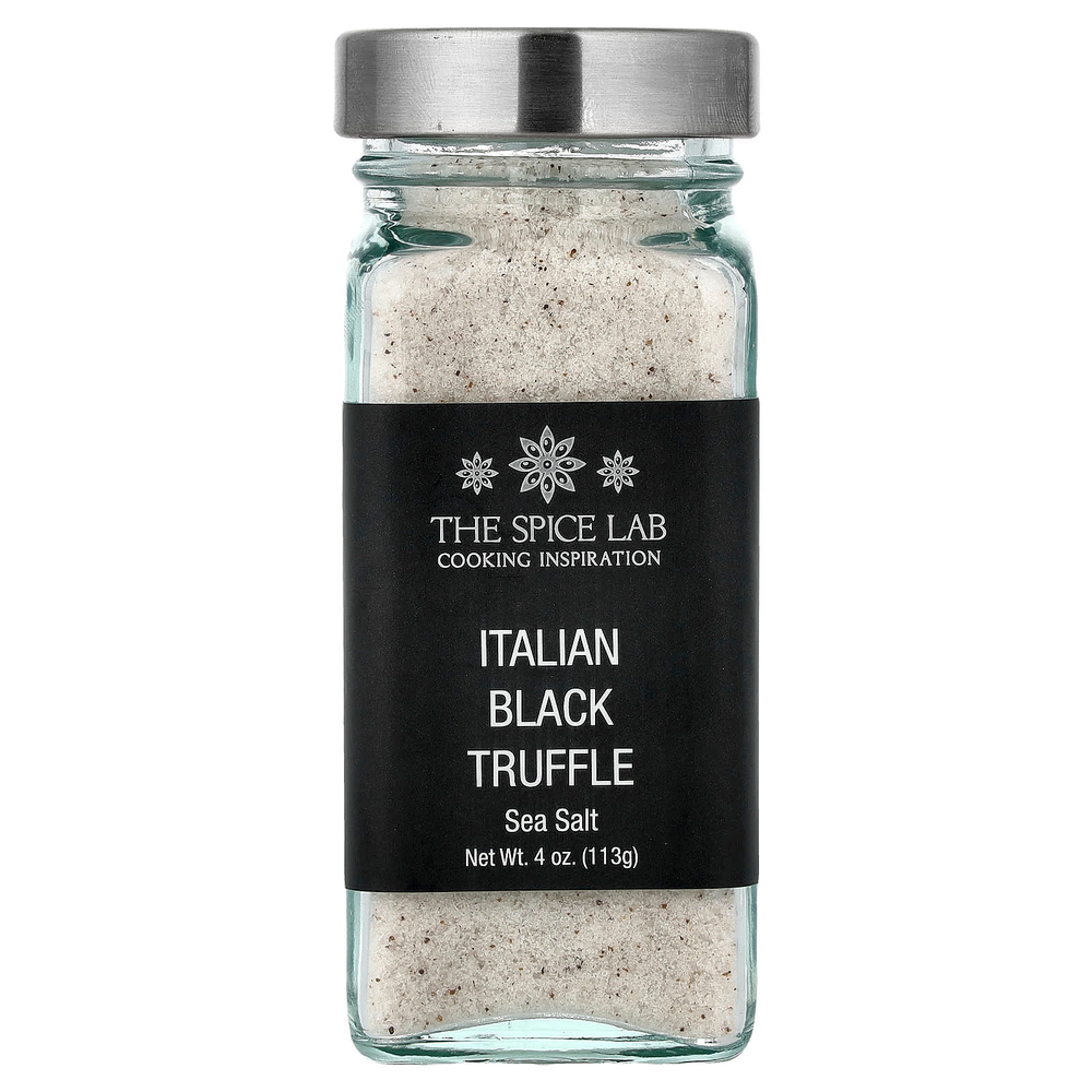 The Spice Lab, итальянская морская соль с черным трюфелем, 113 г (4 унции)